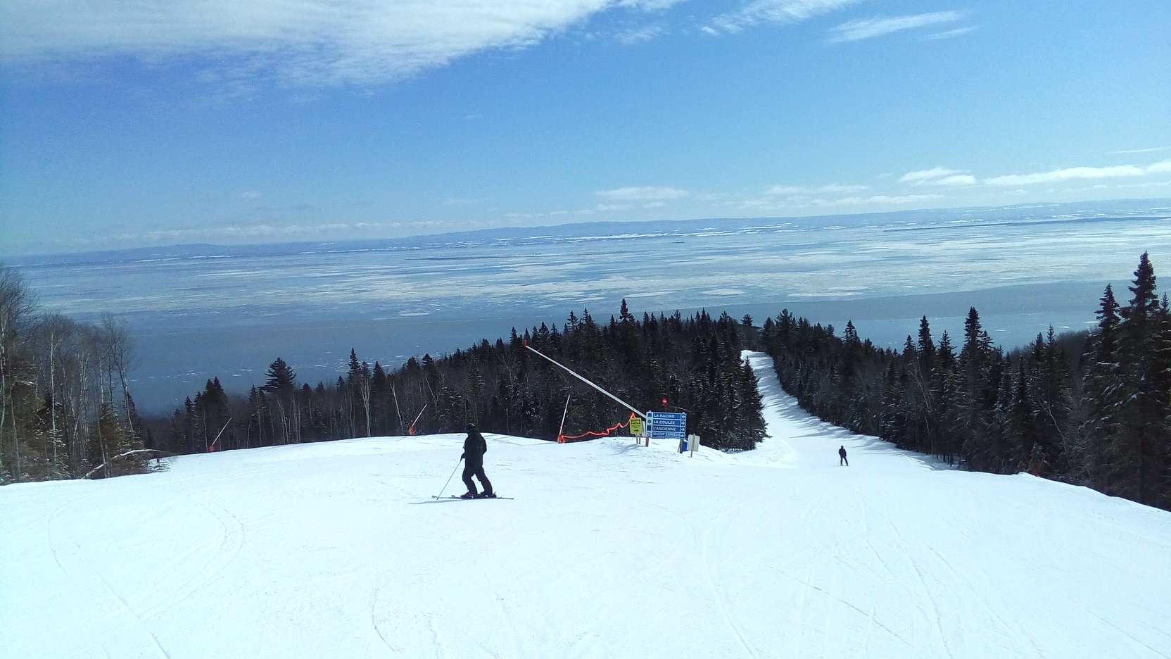 Le Massif Charlevoix - Le domaine reprend vie avant la tempête (12 mars)