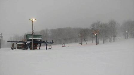Mont Rigaud - Le vent tourne et la neige s'accumule