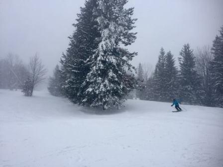 Mont Sutton - Une journée blanche nous attendait