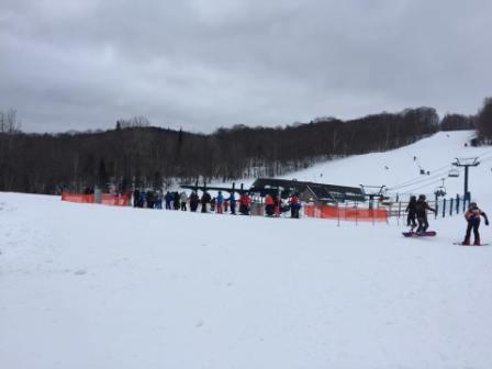 Mont Tremblant - Les pistes avaient été assez bien travaillées 