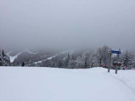 Mont Tremblant - Les pistes avaient été assez bien travaillées 