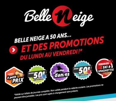 BELLE NEIGE, LE 50E ANNIVERSAIRE EN 2015 conditions de ski RSA BELLE NEIGE, LE 50E ANNIVERSAIRE EN 2015 conditions de ski RSA