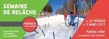 SKI SAINT BRUNO - FORFAITS RELÂCHE - DU 27 FÉVRIER AU 3 MARS SKI SAINT BRUNO - FORFAITS RELÂCHE - DU 27 FÉVRIER AU 3 MARS