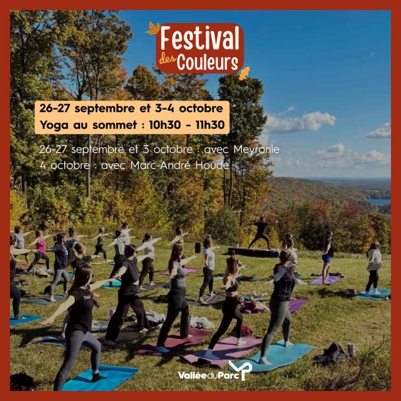 Vallée du Parc - Profitez des couleurs pour les prochaines fin de semaines