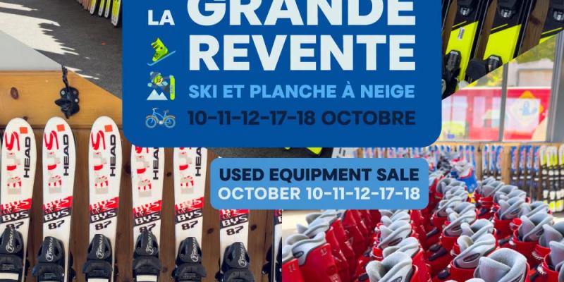 Mont Rigaud - Grande revente d'équipements de ski et planche à neige